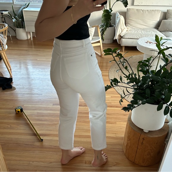 Vintage Straight White Jeans - Picture 10 of 14